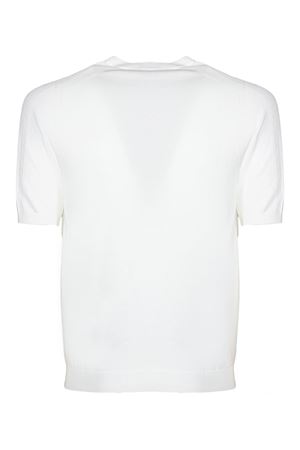White cotton knit T-shirt PT TORINO | TL4SGM170ICH73MGU0010